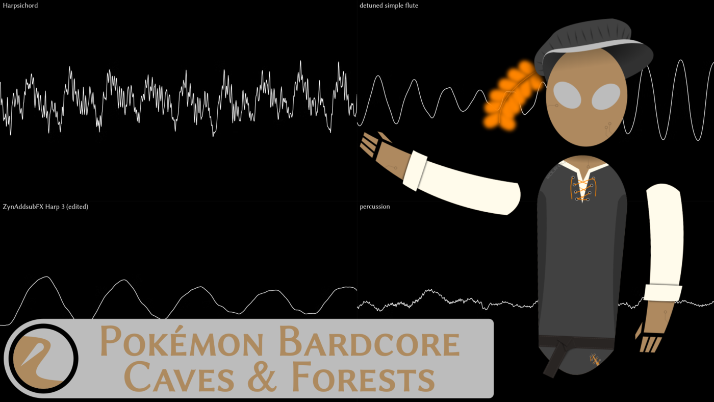 Pokémon Caves and Forests Bardcore Remix Medieval AI