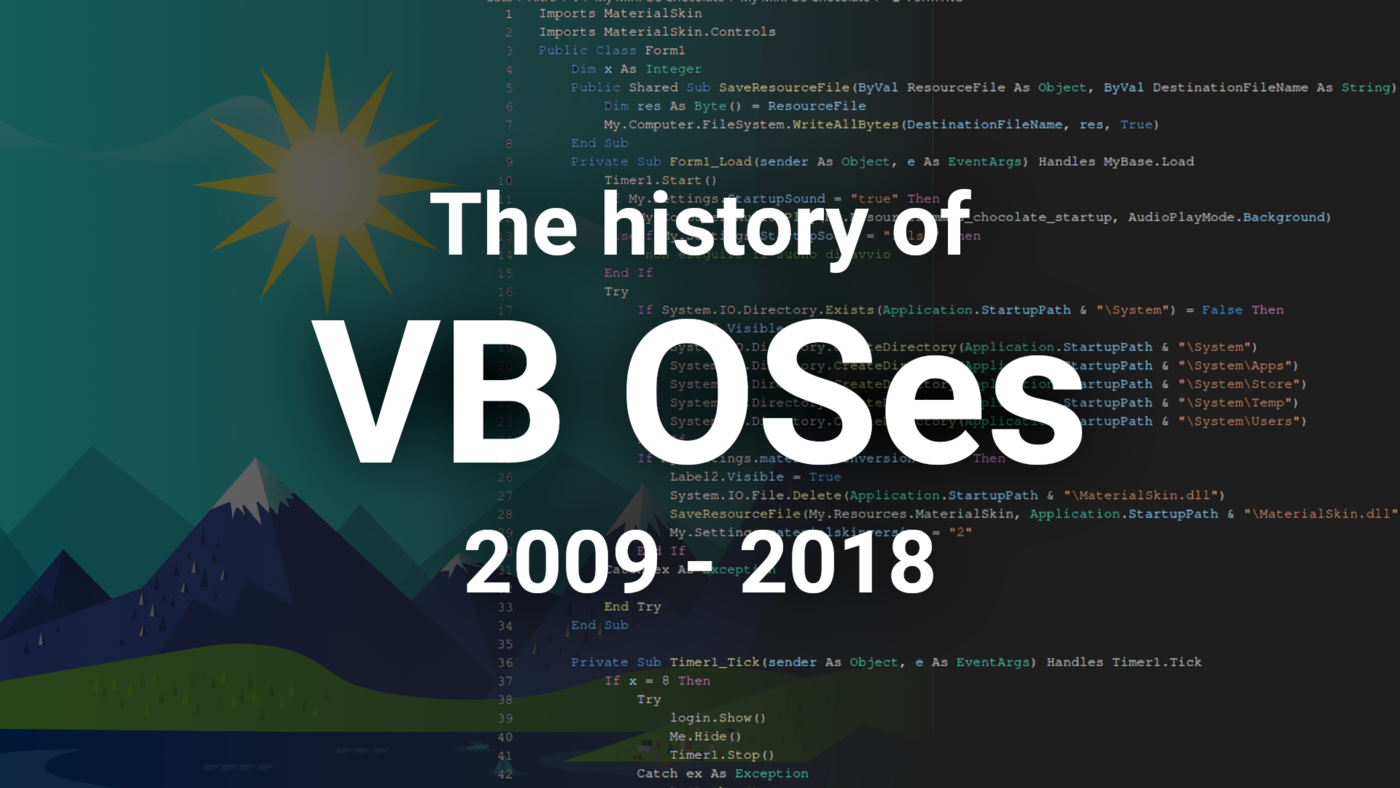 The History of VB OSes